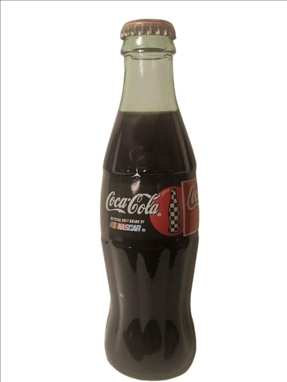 Coca-Cola Bottle Nascar with Red and Green Accents